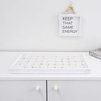 Ikee Design 50 White Foam Gem and Bead Storage Jars Showcase Stackable Display - Image 7
