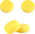 WAFJAMF 4 Pcs Round Painting Sponge 2.96 Inch Craft Clay Yellow | Pottery by WAFJAMF