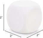 ZEAYEA 48 PCS Blank White Dice, 50MM White EVA Foam Dices, Blank Six Sided Dice - Image 2