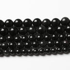 90PCS 4mm AAA Natural Black Obsidian Stone Beads Gemstone Round Loose Beads by NaturalStoneBeads