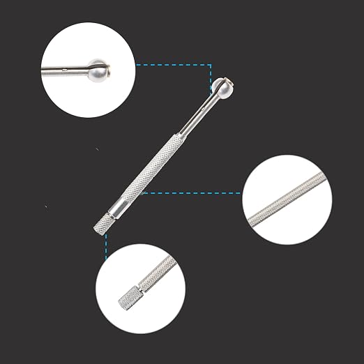 Beslands Hole Gauge Set, 1/8" to 1/2" Range, Telescoping Bore Gauge, Ball Type - Image 2