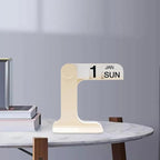 Perpetual Calendar, Standing Flip Calendar, Aesthetic Reusable Daily Page - Image 7