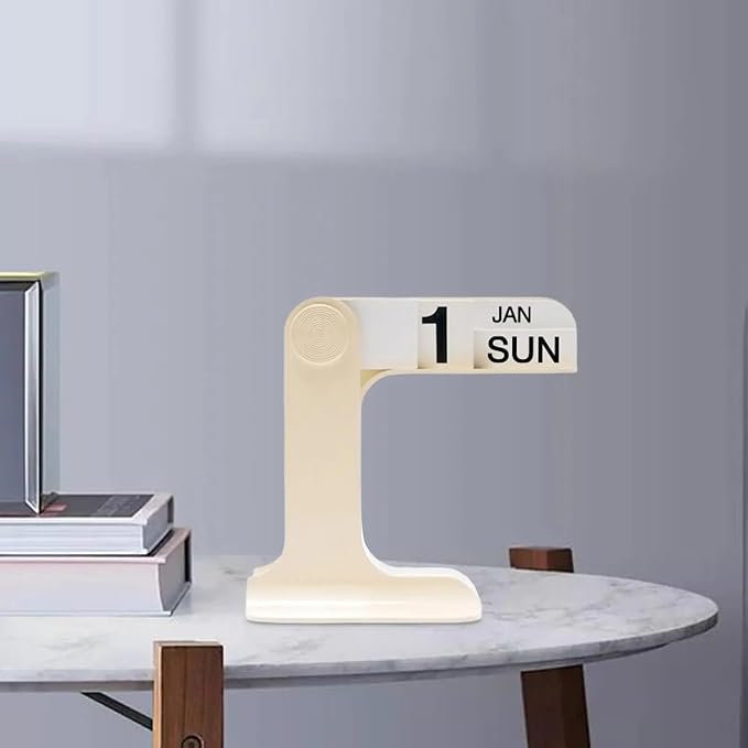 Perpetual Calendar, Standing Flip Calendar, Aesthetic Reusable Daily Page - Image 7
