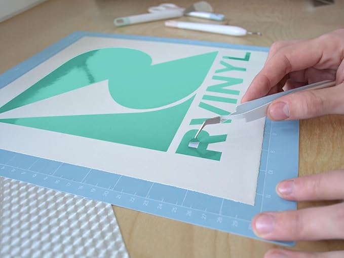 ORACAL 951 Mint Blue Gloss Permanent Adhesive Vinyl Roll - Image 4