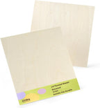 12 Pack Basswood Plywood Sheets 12"x12"x1/8", Basswood by lilLittle