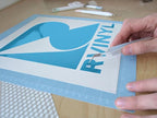 ORACAL 951 Ice Blue Gloss Permanent Adhesive Vinyl Roll - Image 4