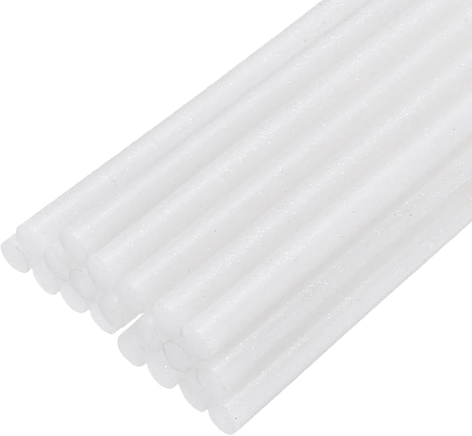 uxcell 20pcs Hot Glue Sticks for Glue Gun 7mm/0.28-inch x 4-inch Mini Hot Melt by uxcell