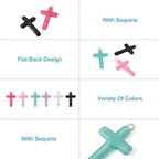 Cheriswelry 36Pcs Cross Resin Pendants - Image 5