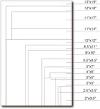100 Sheets White Cardstock 4" x 6" Thick Paper - Image 9