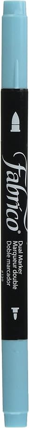 Tsukineko PF-139 Dual-Ended Fabric Marker Color-Fast, Pale Aqua by Tsukineko