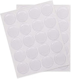Shapenty 1Inch/25mm Clear Round Epoxy Resin Dome Stickers Circles Dots by Shapenty