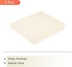 MECCANIXITY 3pcs Basswood Sheets 12 x 8 x 5/32 Inch Unfinished Wood Boards - Image 3