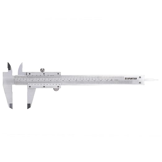 Spurtar Vernier Caliper Measuring Tool 6 inch/150mm, Non Digital Calipers | - Image 7