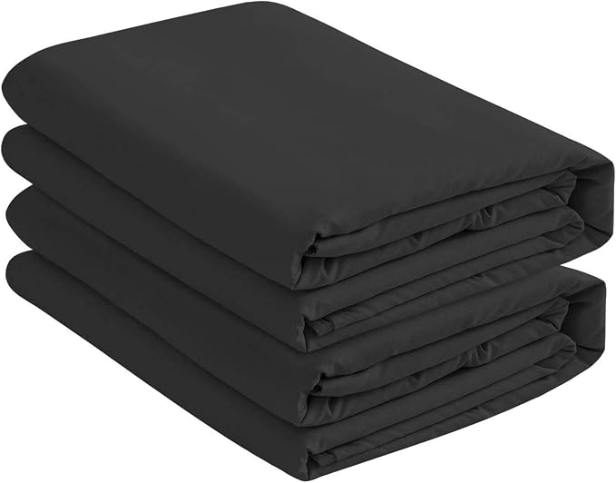 Microfiber Full Fitted Sheets, 1800 Thread Count, Wrinkle-Resistant, Breathable by DestinyCrescentBedding