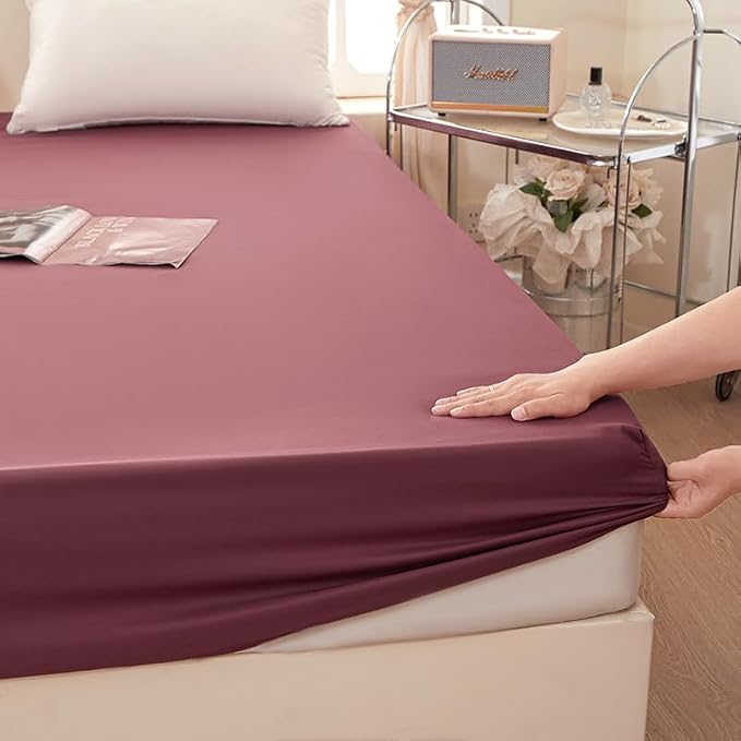 Bedding Queen Size Fitted Sheet Only- Bottom Matress Fitted Sheet-Fits 15inches - Image 5