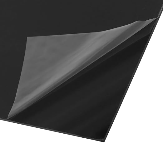 SHEUTSAN 8 Pack Black Acrylic Sheet, 11.8 x 7.87 x 1/8 Inch Plastic Board - Image 3