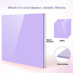 Adrattnay Purple Acrylic Sheets 1/8" Thick, - Image 2