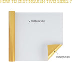 guangyintong Shiny Golden Heat Transfer Vinyl HTV Rolls, Stretchy Thin Soft HTV - Image 5