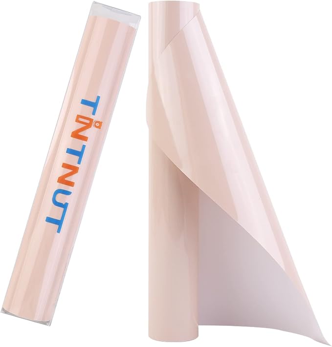 Tintnut Cream Tan Heat Transfer Vinyl, 10inx6ft Iron on Vinyl | Neutral boho PU by Tintnut