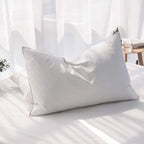 Luxury Feathers Down Pillow King Size, Hotel Quality Fluffy Bed Pillow by AIKOFUL