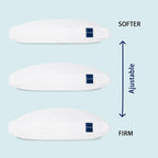 ACCURATEX Hybrid Pillow for Sleeping, Adjustable Shredded Memory Foam Pillow - Image 4