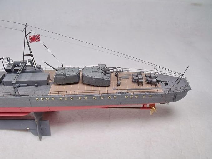 NZPOST 1:200 Scale Japan IJN Shiratsuyu Destroyer Ship Handcraft Paper Model Kit - Image 6