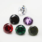 JIANGYUANGEMS Round Cut 5A Cubic Zirconia Stone Mix 15 Colors Loose CZ Stones - Image 6