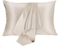 JOGJUE Silk Pillowcase for Hair and Skin 2 Pack 100% Mulberry Silk Bed by JOGJUE