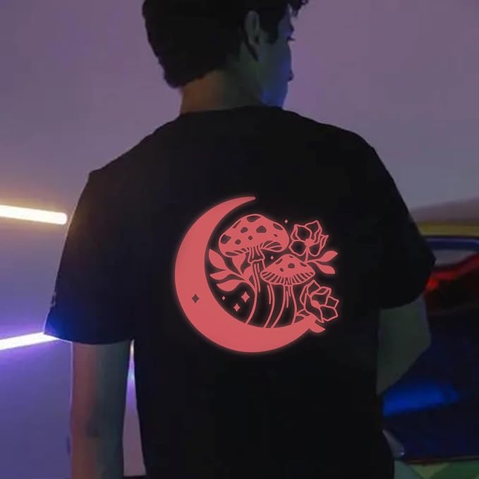 FUNKAKA Glow in The Dark Heat Transfer Vinyl Roll, Glow in The Dark HTV Vinyl - Image 6
