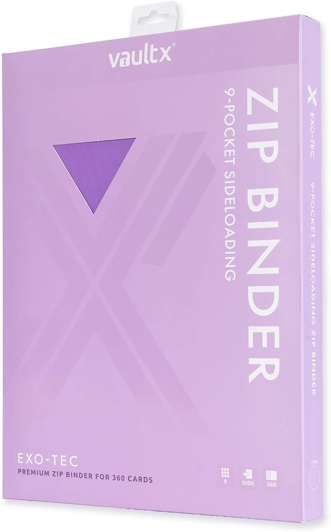 Vault X 4 Pocket Zip Trading Card Binder 160 Cards Exo-Tec | Holds 160 - Image 2
