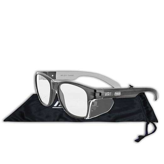 MAGID Y50 Safety Glasses for Construction | Black Frame — 48-Pack, ANSI Z87.1+ - Image 3