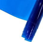 HYANG Blue Transparent PVC Super Clear Holographic Vinyl Faux Leather Sheets 1 by HYANGHAVEPUPVCALLLEATHER