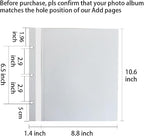 Vienrose Photo Album Self Adhesive Scrapbook Refill Pages - Image 2