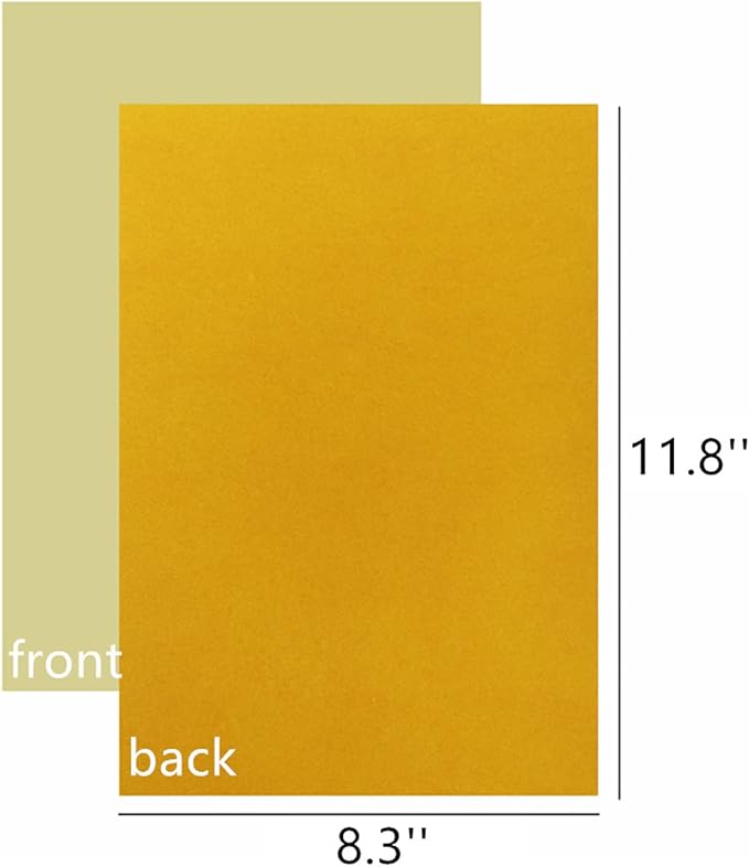 YaoHui 3PCS Self Adhesive Felt Sheets, Peel & Stick Felt Adhesive Sheets A4 Size - Image 2