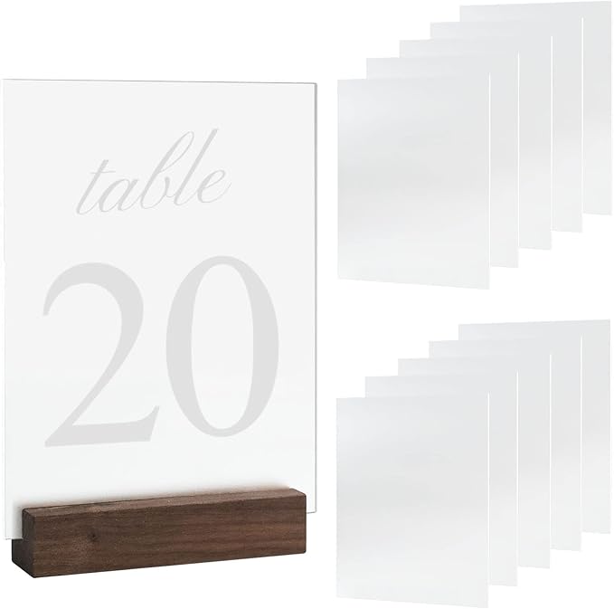 20 Pack Frosted Acrylic Sign Blank by JINMURY