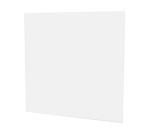 Clear Acrylic Rectangular DIY Blank Sheet 22" x 24" Plexiglass 1/4" Thick by MarketingHolders