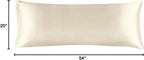 BEDELITE Satin Body Pillow Cover, Super Soft and Cooling Body Pillow Pillowcase - Image 8