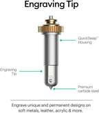 Cricut Engraving Tip + QuickSwap Housing, Premium Carbide Steel Engraving Tip - Image 2