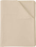 Flat Sheet Only TwinXL Size, 400 TC 100% Egyptian Cotton Flat Sheet-Beige Grey by ShunjieHome
