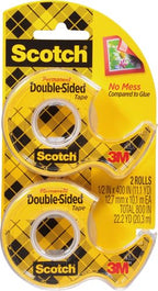 Scotch Double Sided Tape with Tape Dispenser, Office and School Supplies - Image 2