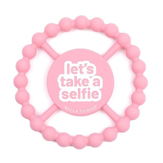 Baby Teether by Bella Tunno, Silicone Teethers for Babies 3-6 Months, 6-12 Months, Baby Toys, Pacifier, Teething Relief, Boys, Girls, Let's Take a Selfie