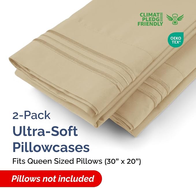 Queen Pillow Cases Set of 2 - Image 2