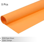MECCANIXITY EVA Foam Sheets Orange 19.7 Inch x 19.7 Inch 1mm Thick Crafts Foam - Image 3