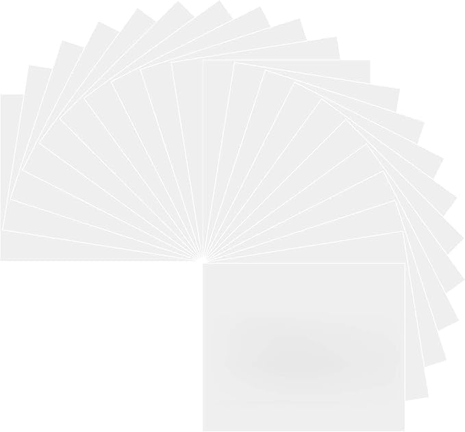 HTVRONT White HTV Heat Transfer Vinyl: 20 Pcs 12" x 10" White Iron on Vinyl | by HTVRONT