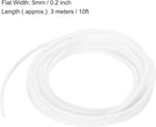 uxcell PET Expandable Sleeving 10ft 1/8" White Cable Management Sleeve Cord - Image 3