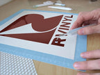 ORACAL 951 Red Brown Gloss Permanent Adhesive Vinyl Roll - Image 4