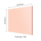Rose Gold Mirror Acrylic Sheet - Image 6