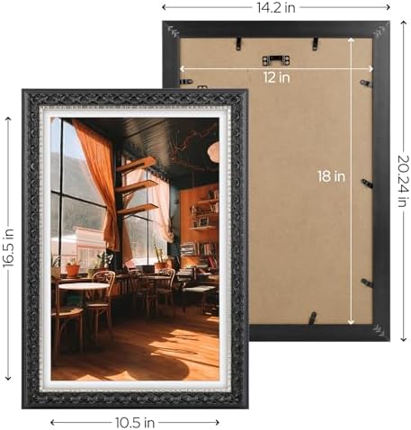 Golden State Art, 12X18 Ornate Finish Photo Frame - Image 5
