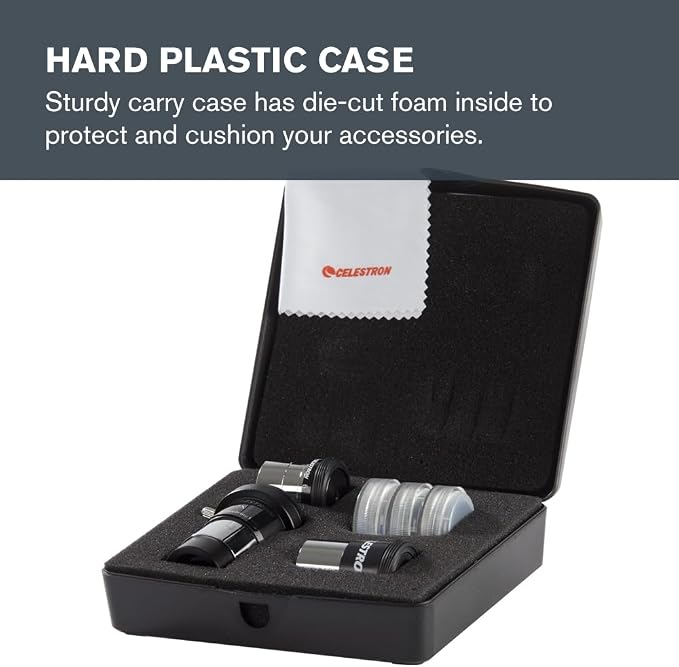 Celestron AstroMaster 8-Piece Eyepiece & Filter Accessory Kit - Image 6