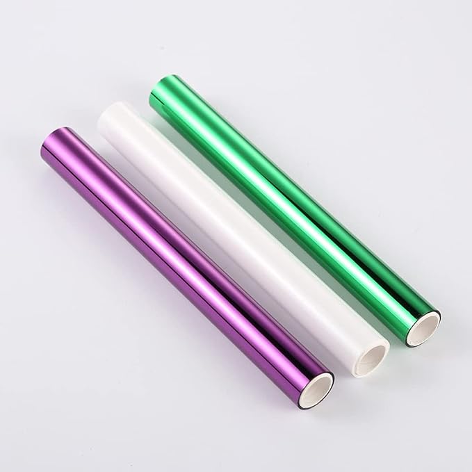 Foil Paper for Crafts Rolls 5Meters Toner Reactive Foil Roll for Scrapbooking by CYFUNDESIGN